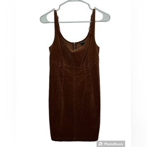 ❗️Brown Corduroy Dress